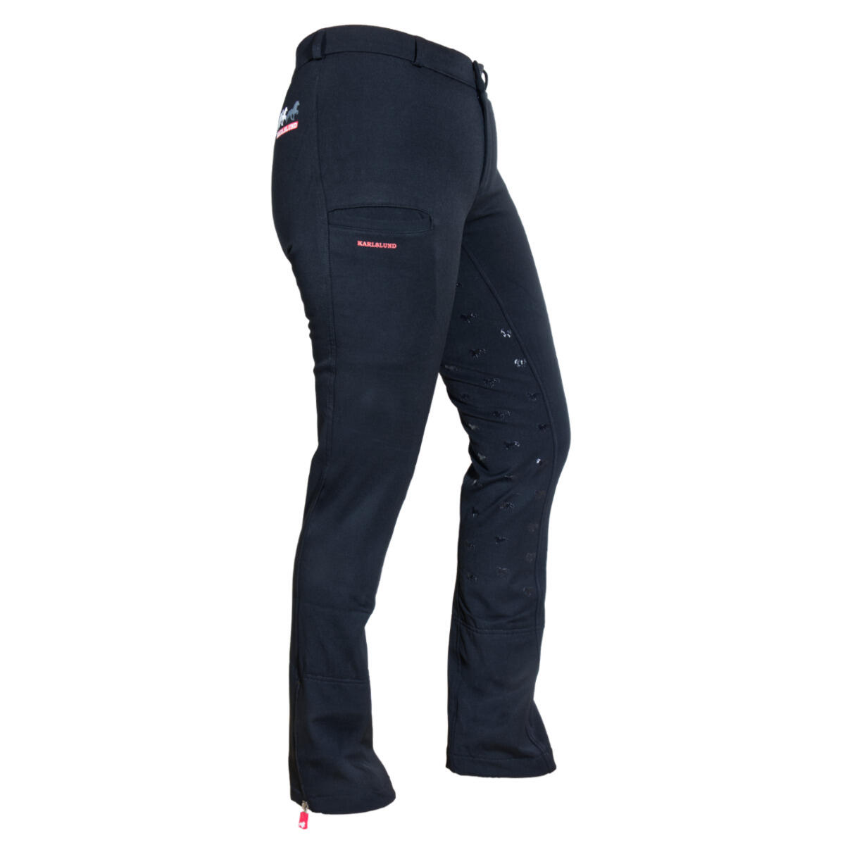 Antislip volle grip paardrijbroek voor dames Karlslund Iceland 3/4