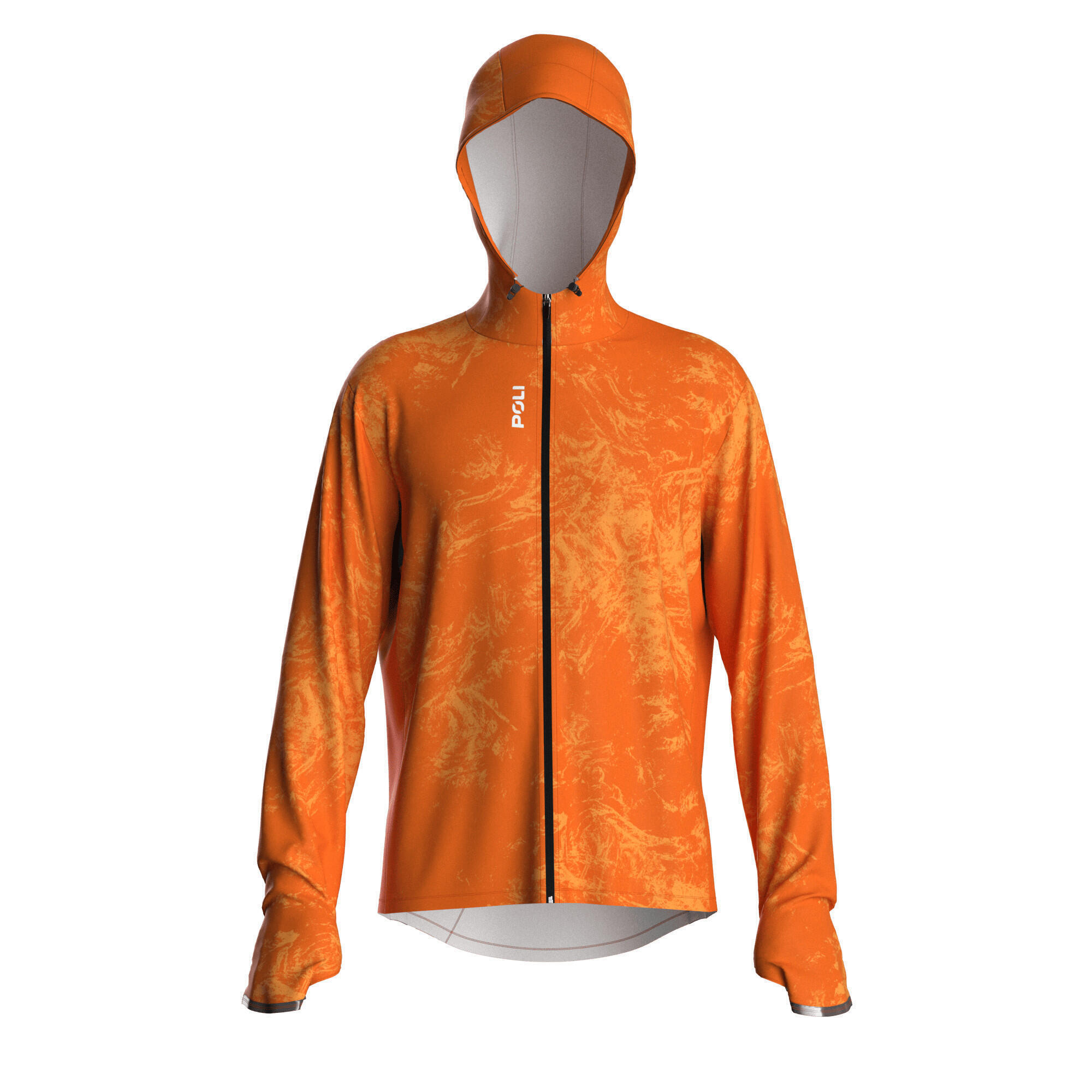Poli - Coupe-vent Imperméable Unisexe Running/trail Frimas - Coupe-pluie - Orange - Decathlon