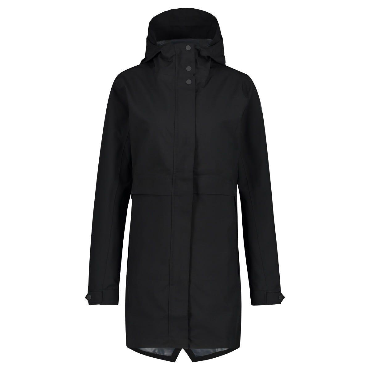 Parka Rain Jacket Women Black