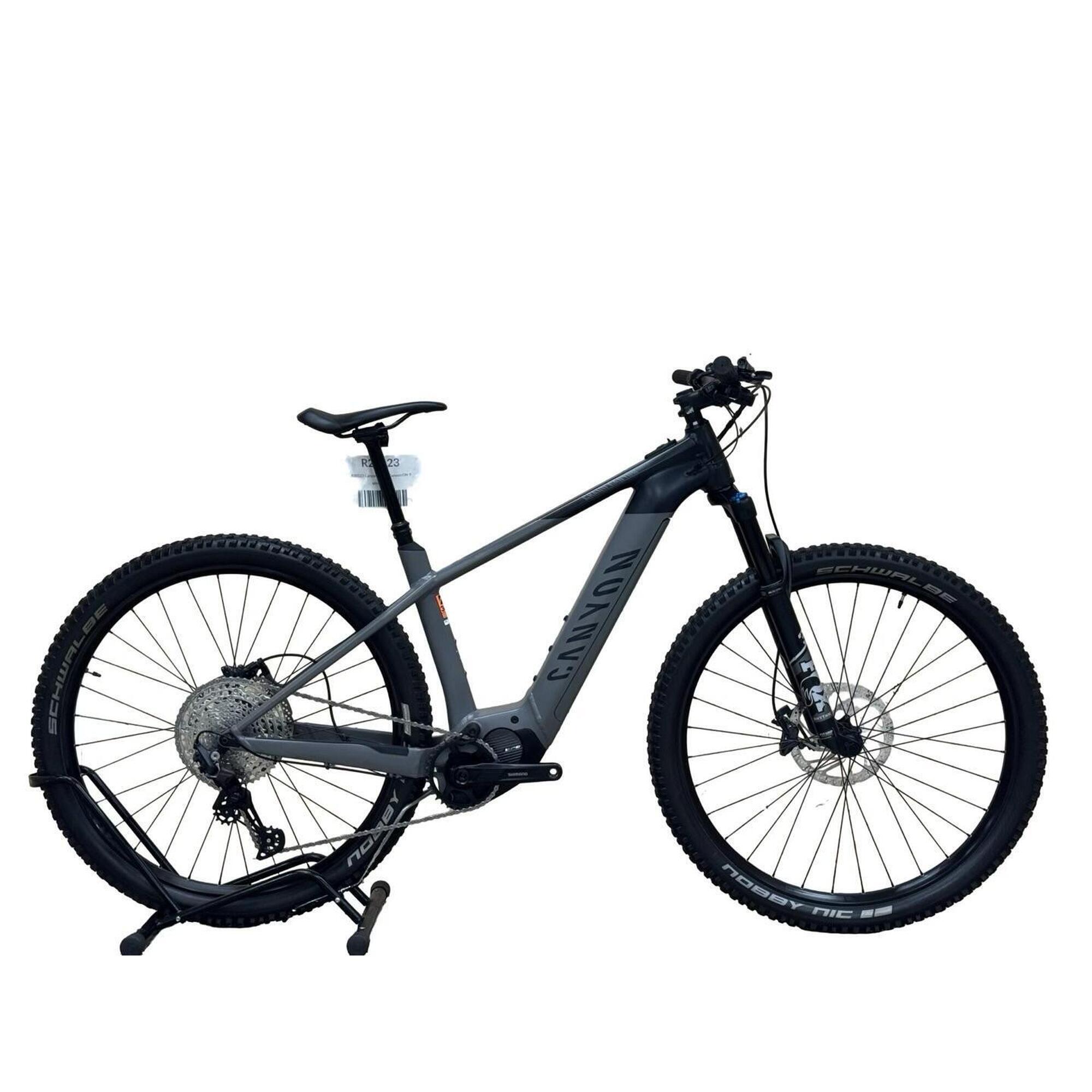 Canyon - Reconditionné - Vtt Électrique Canyon Grand Canyon:on 9 Shimano - Comme Neuf - Vélo Tout Terrain - Gris|noir - Moyen - Decathlon