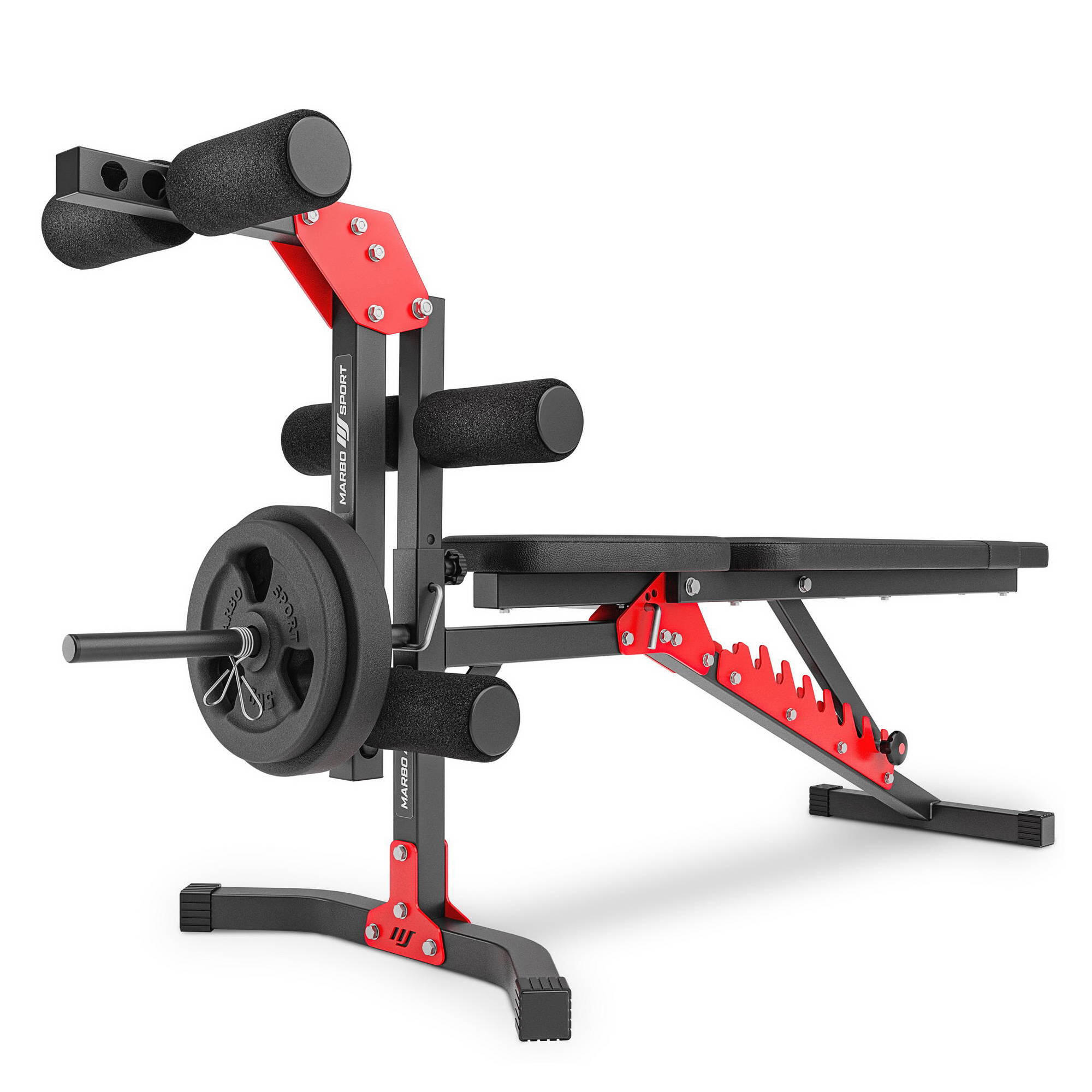 Ensemble de musculation Marbo Sport banc réglable et accessoires supplémentaires 4/5