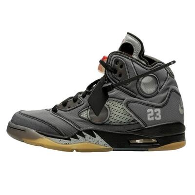 Schoenen off-white air jordan 5 retro black