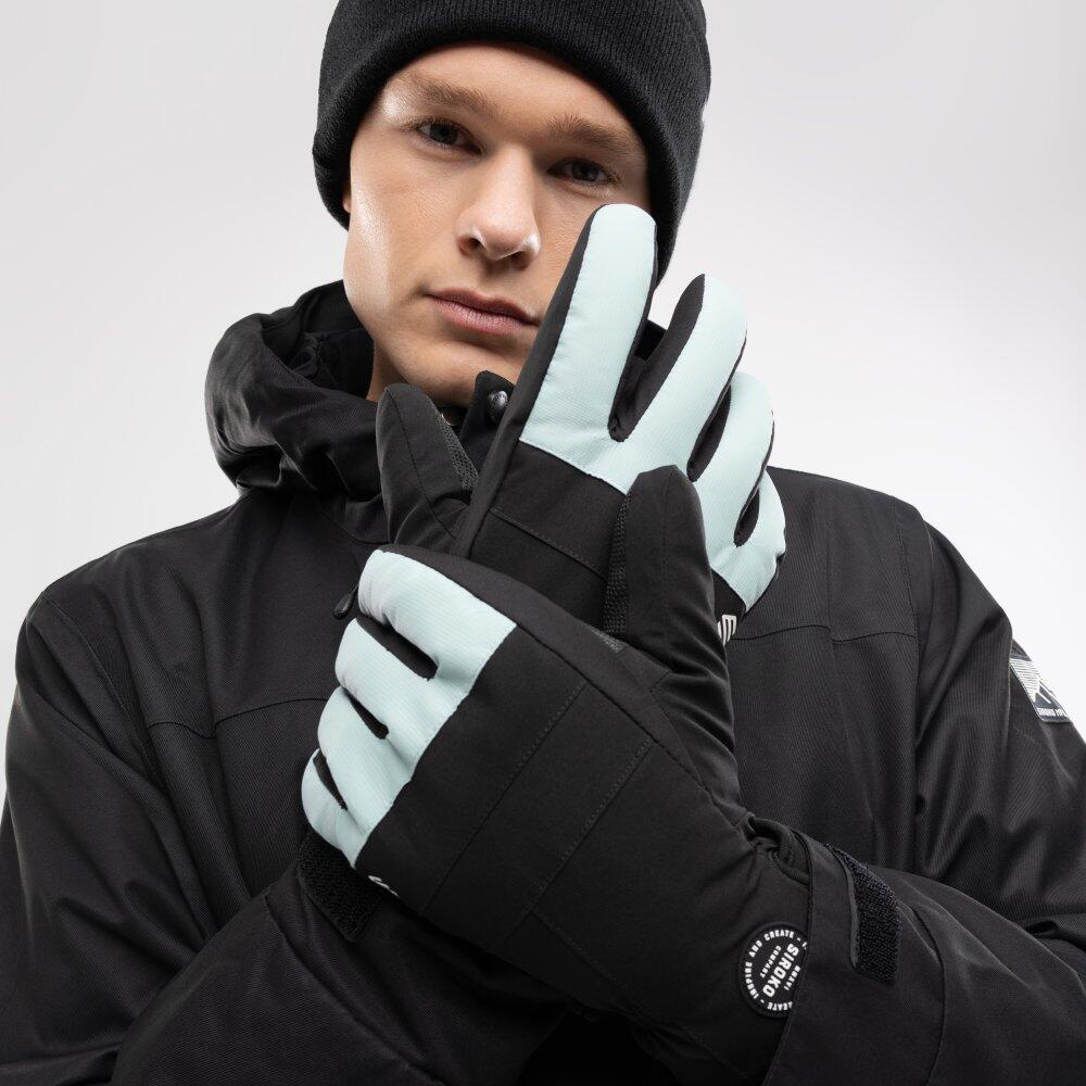 Mănuși de iarnă pentru snowboard și schi Voss Light Blue Albastru 5/7