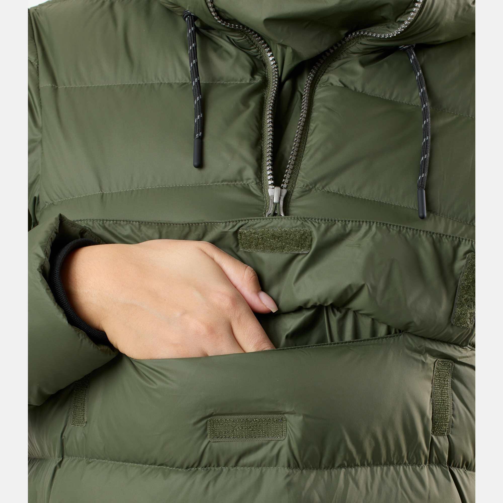 Doudoune randonnée femme coupe-vent respirante Östersund Anorak Long 7/7