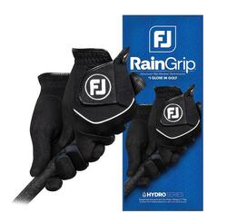 Gants de golf Footjoy Raingrip pour hommes, noirs