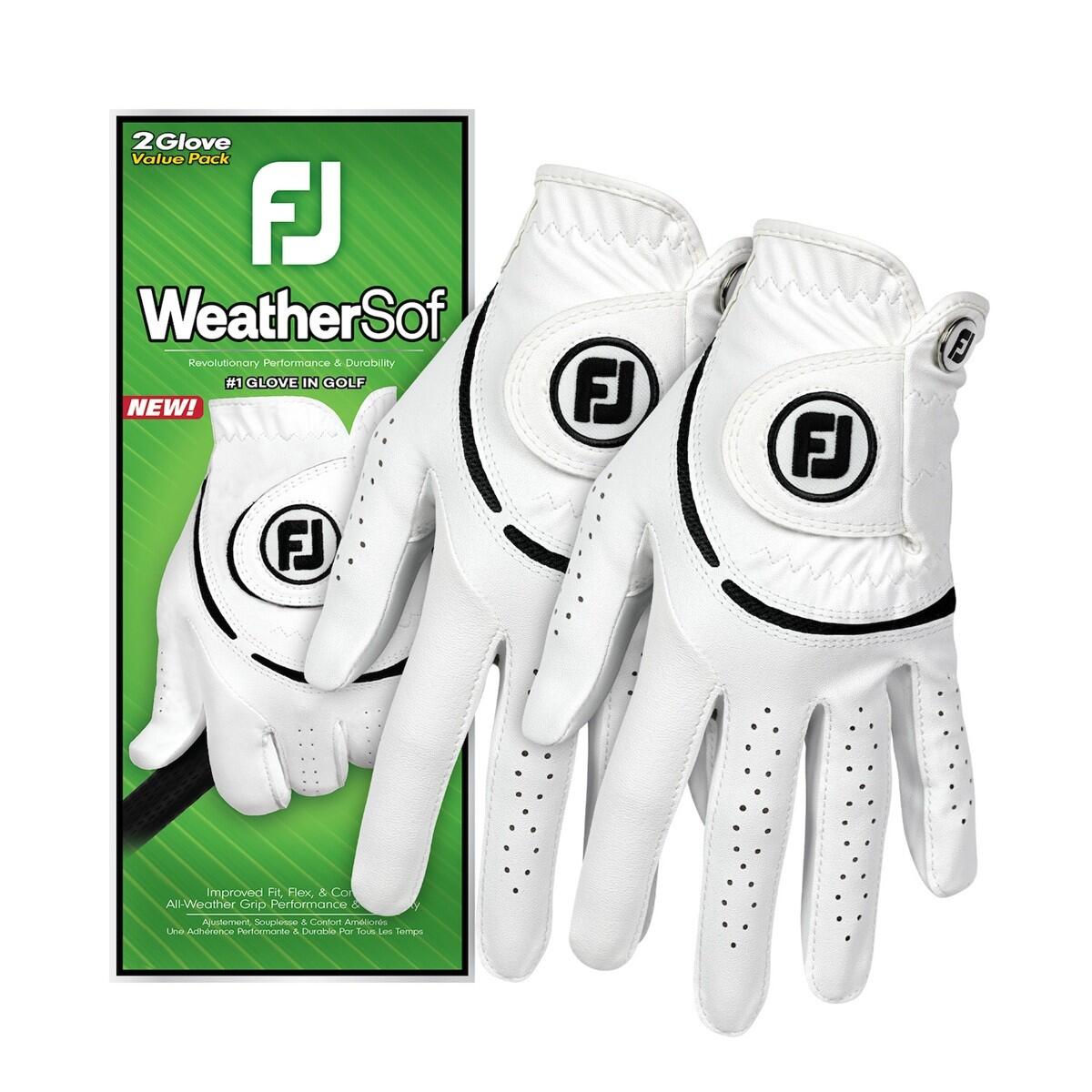 Footjoy - Gants Fj Weather Soft Pack 2 Pour Femme, Blanc Et Noir - Gant De Golf - Multicolore - 40 M - Decathlon