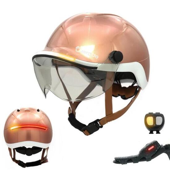 LIFE Helm mit Visier - Beleuchtung, Blinker, Bremslicht