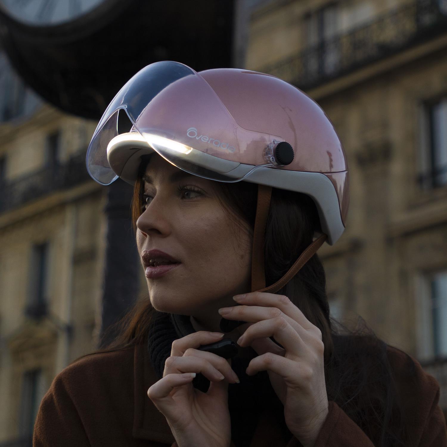 Casque LIFE avec visière - Eclairage, Clignotants, Feu stop 3/4