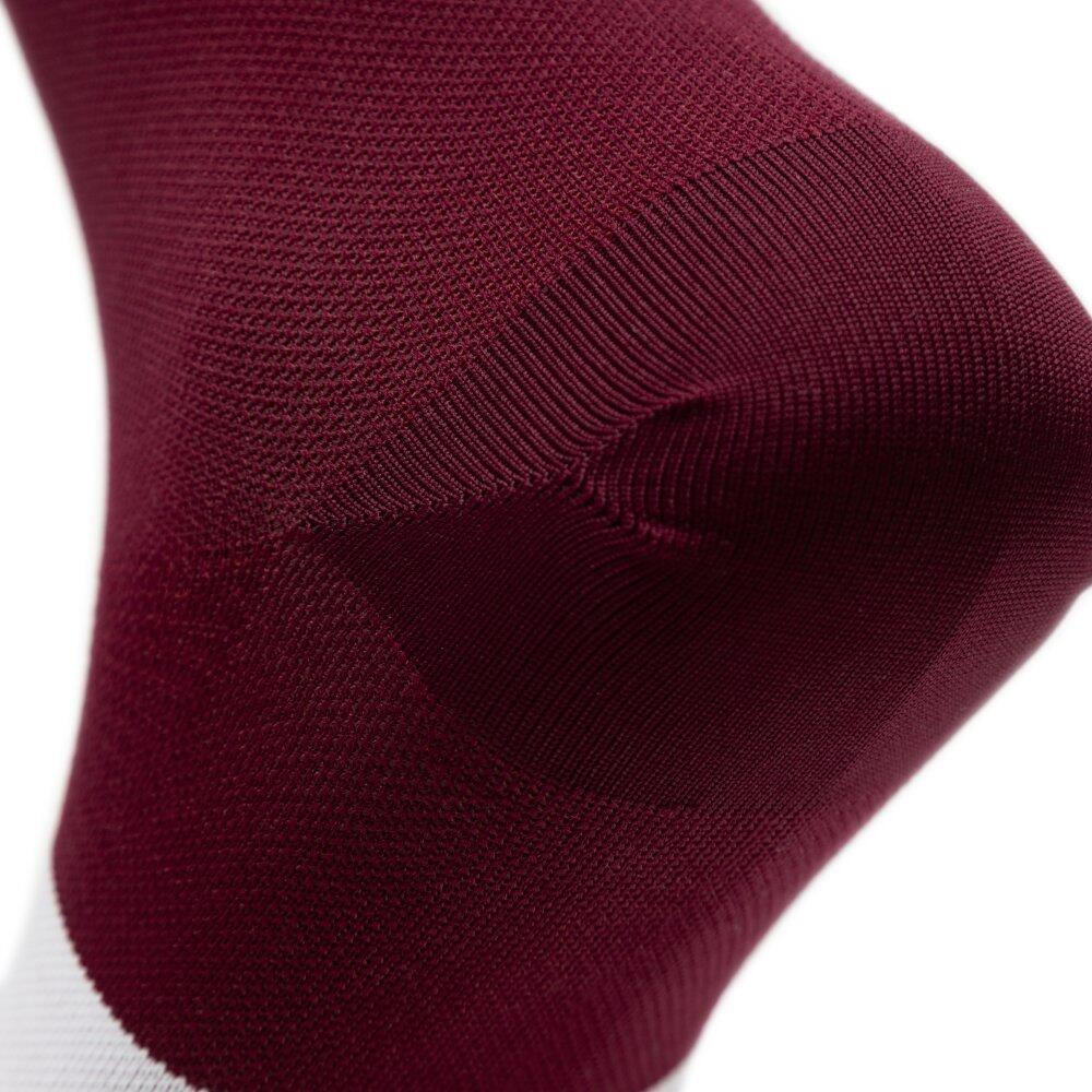 Chaussettes vélo Cyclisme Homme et Femme S1 Burgundy Rouge 3/7