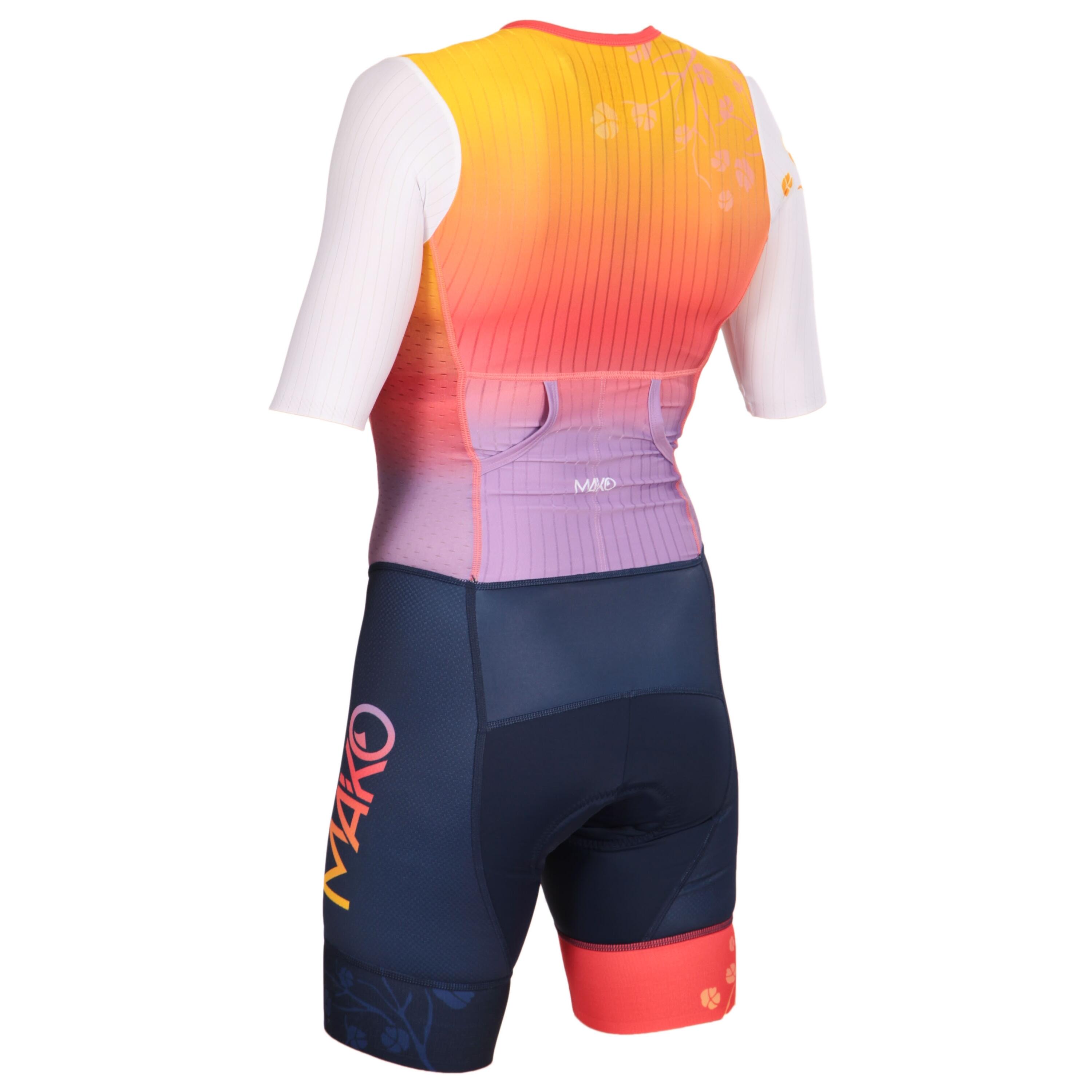 Combinaison courte de triathlon femme Mako Trifonction Pro 2/4