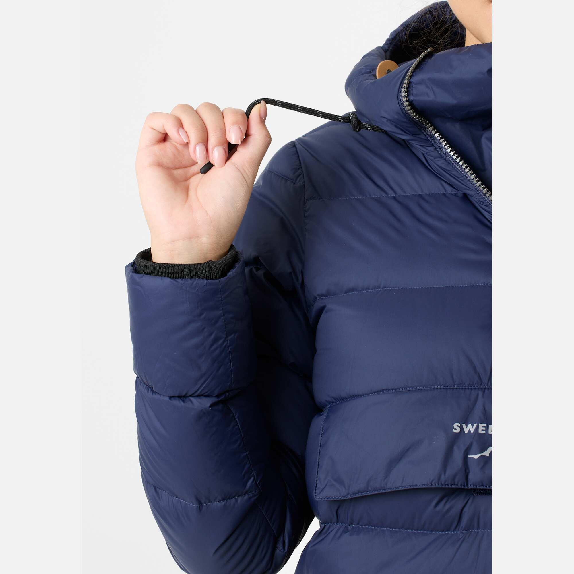 Doudoune randonnée femme coupe-vent respirante Östersund Anorak Long 7/7