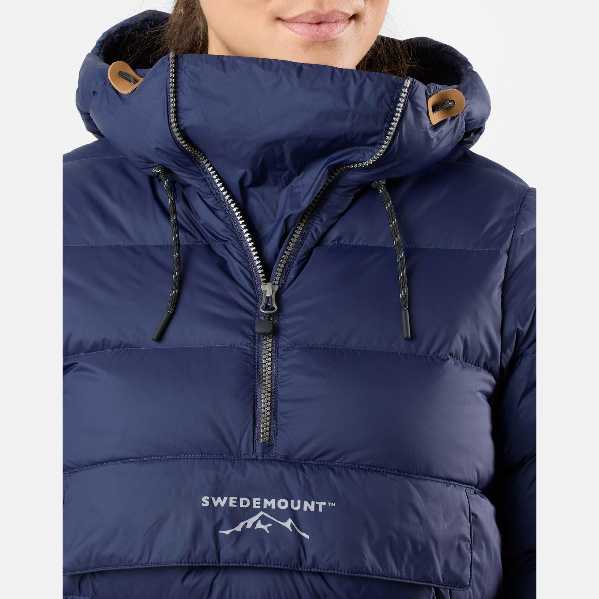 Doudoune randonnée femme coupe-vent respirante Östersund Anorak Long 6/7