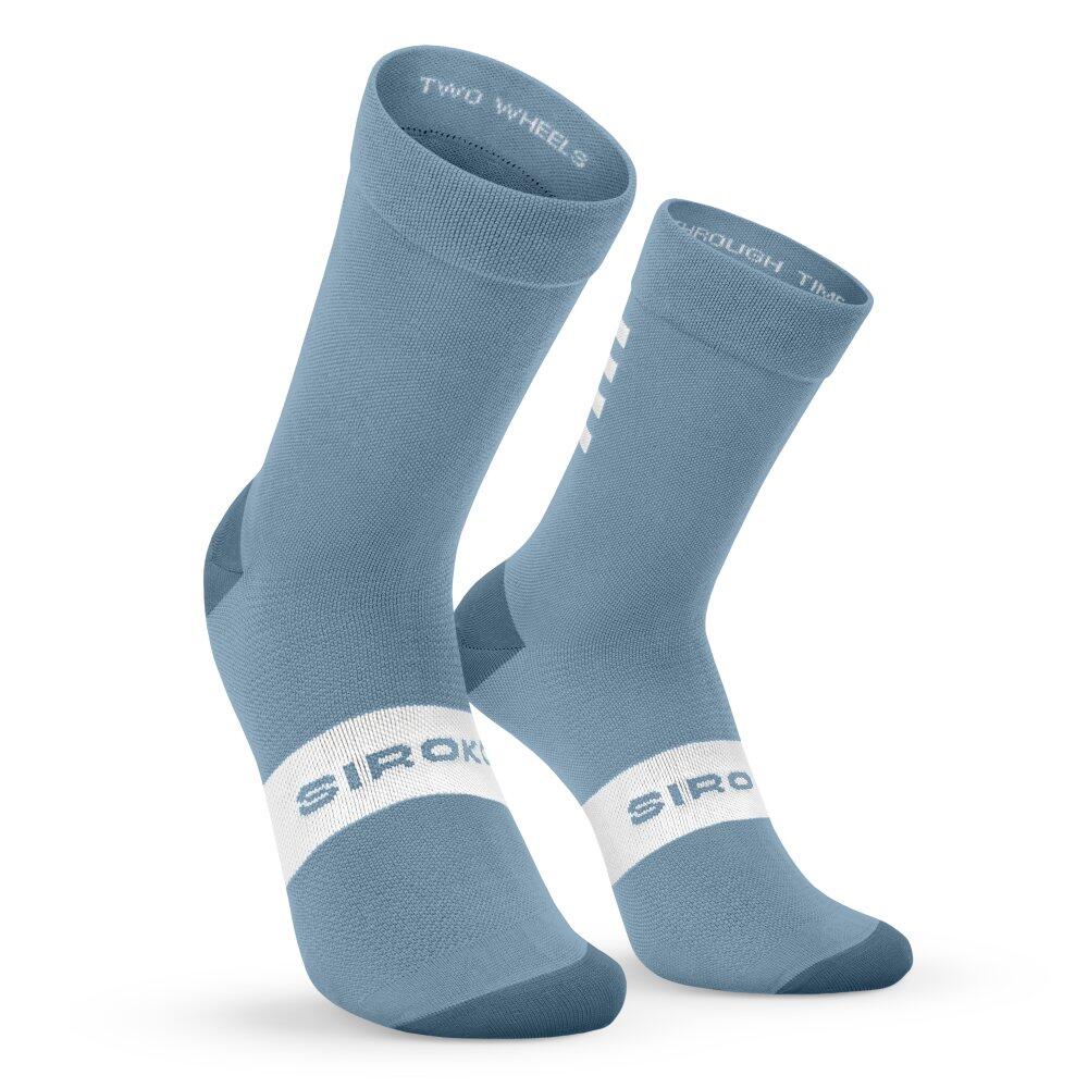 Siroko - Chaussettes Vélo Cyclisme Homme Et Femme S1 Blue Bleu - Chaussettes - Bleu - Decathlon