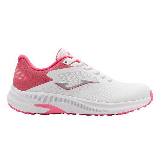 JOMA SPEED JR 2502 Blanco–Fucsia – Zapatillas Running Niña Junior con Mesh Trans