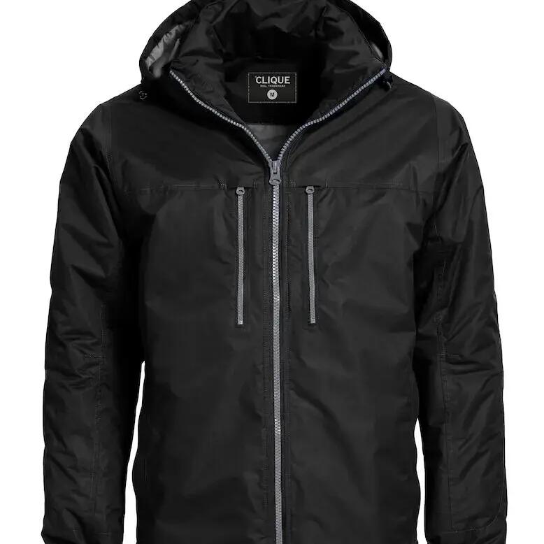 Clique Men's High Performance Multiple Pockets Padded Jacket - Black