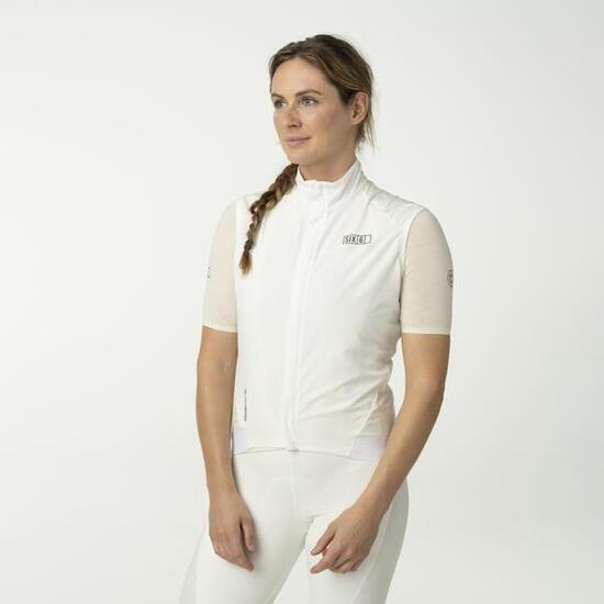 Femme cyclisme coupe-vent sans manches Six6 coupe-vent et 3 poches