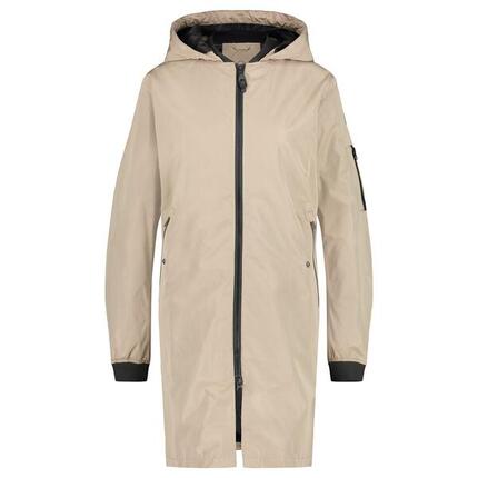Long Bomber Veste de pluie Femme Black