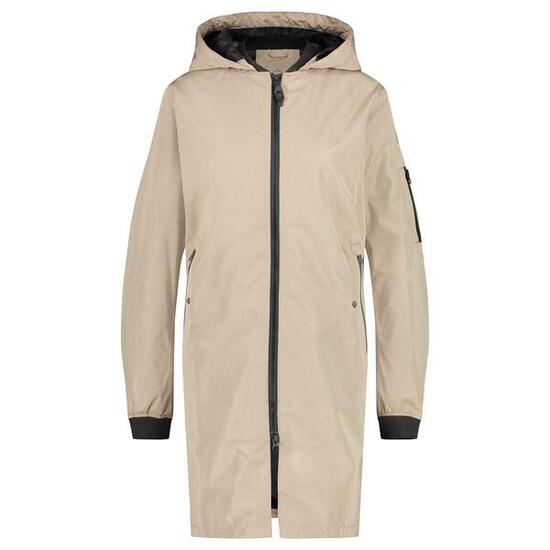 AGU Long Bomber Veste de pluie Femme Cement