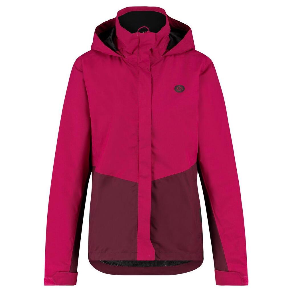 Section Rain Jacket Essential Women Wine Pink