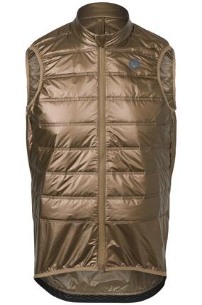 Gilet homme vélo gravel déperlant Performance jaune