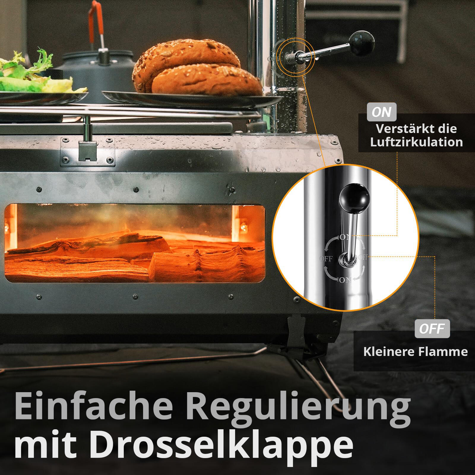 Petromax Loki 2 Houtkachel en stove voor tent en buitengebruik