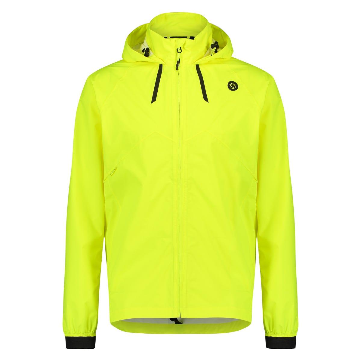 Compact Rain Jacket Commuter Men Hi-vis Yellow