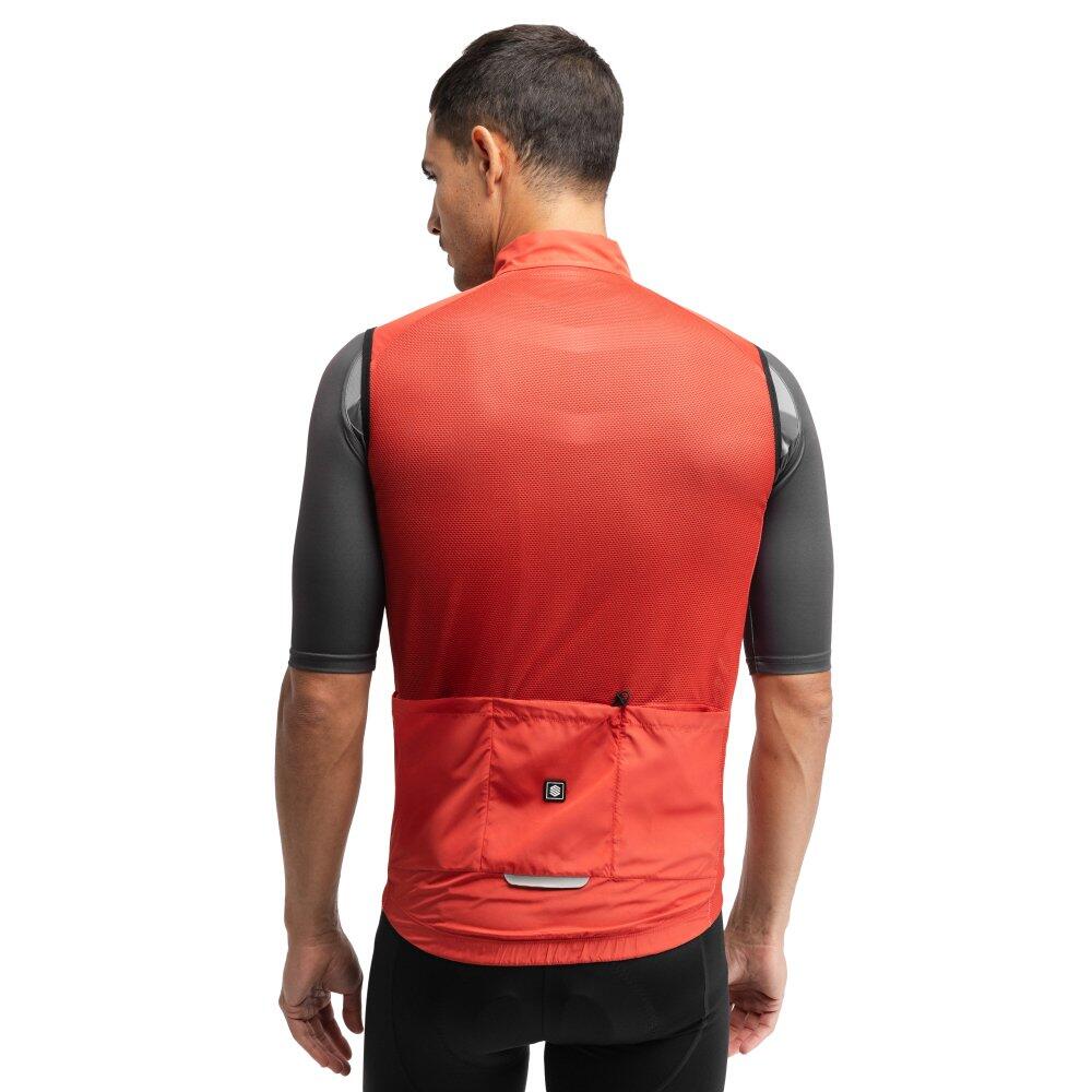 Gilet de Cyclisme Coupe-Vent Noir