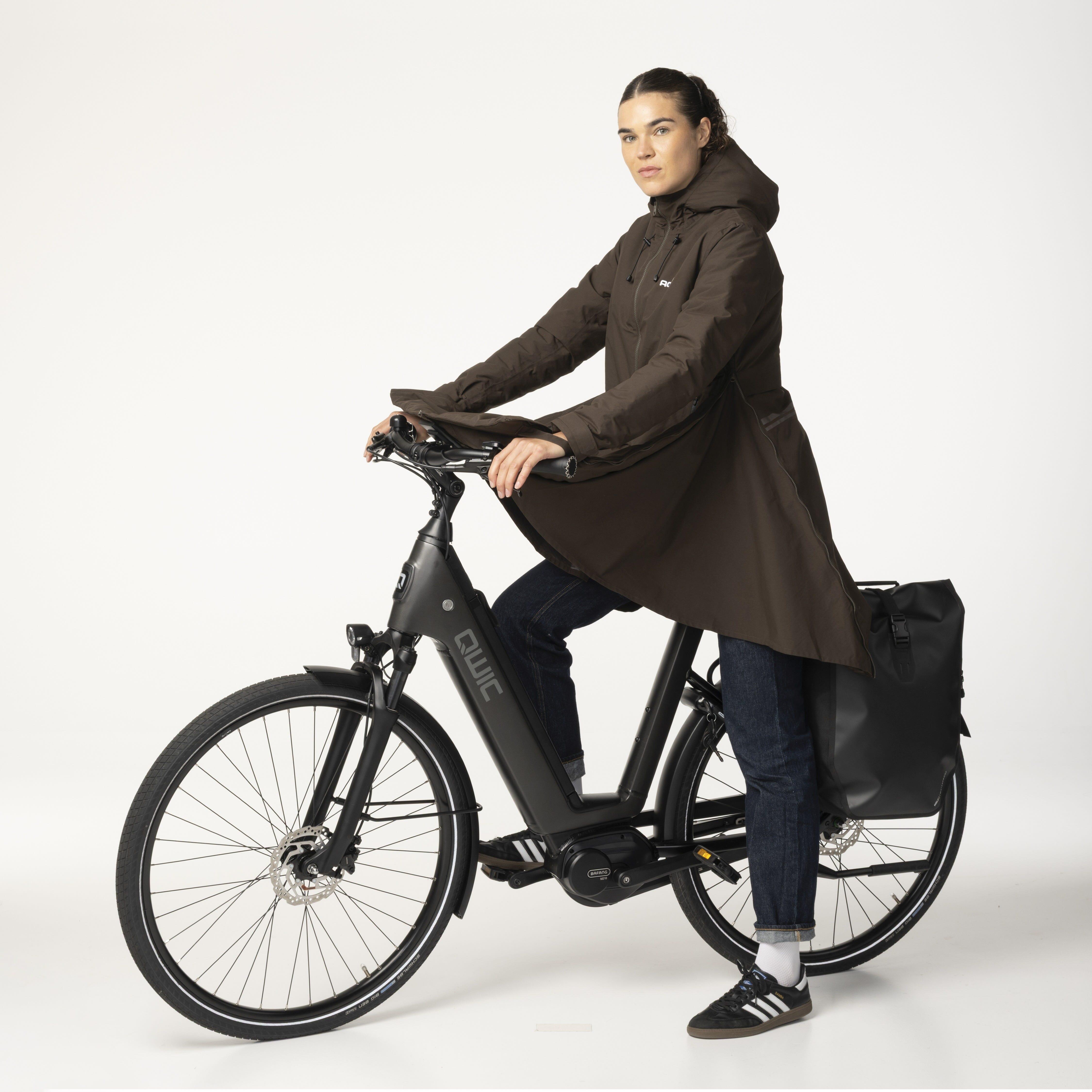 Agu - Seq Ii Veste De Pluie En Hiver Urban Outdoor Femme Ground Coffee - Doudoune Synthétique - Marron - Decathlon