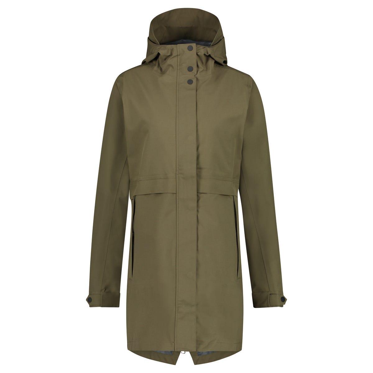Parka Rain Jacket  Women  Green