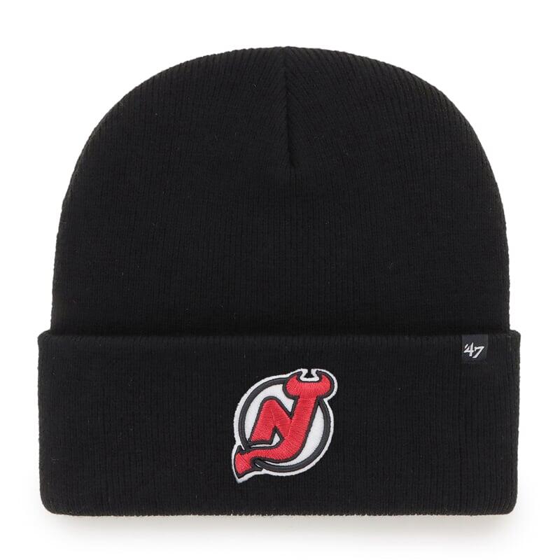 47 BRAND Pletená zimní čepice NHL New Jersey Devils Haymaker ’47 CUFF KNIT