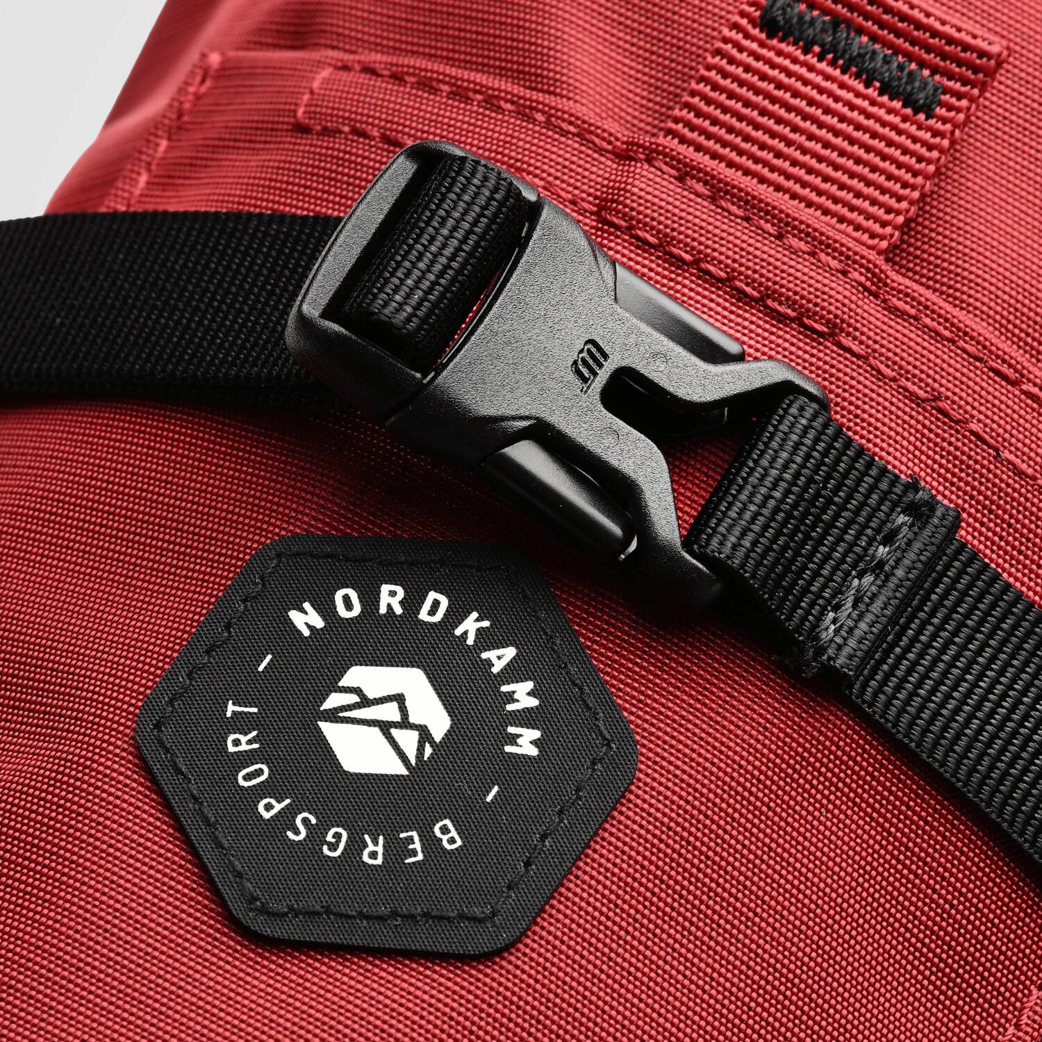 Sac à magnésie Escalade Bloc Robic Nylon rouge 2/5