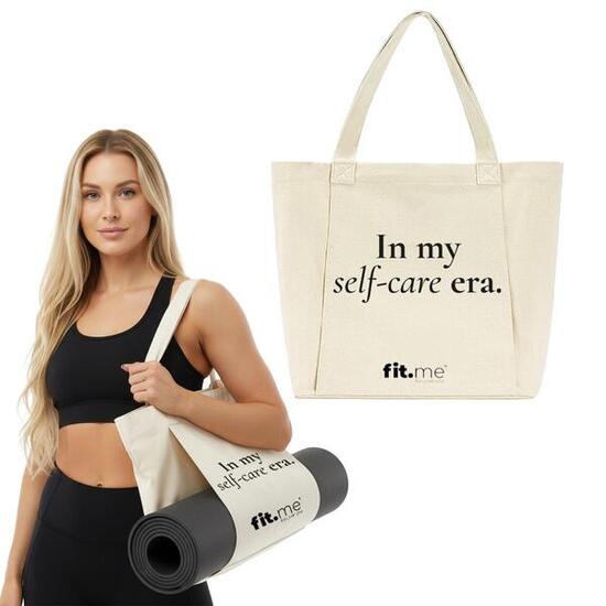 TORBA NA MATĘ DO JOGI BAWEŁNIANA SPORTOWA NA TRENING FITNESS PILATES FIT.ME