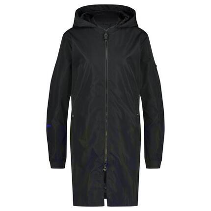 Long Bomber Veste de pluie Femme Black