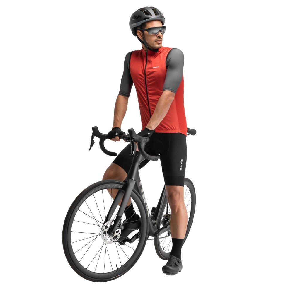 SEGURA Dikinson Noir-Rouge - Blouson moto ventilé hommes | /fr