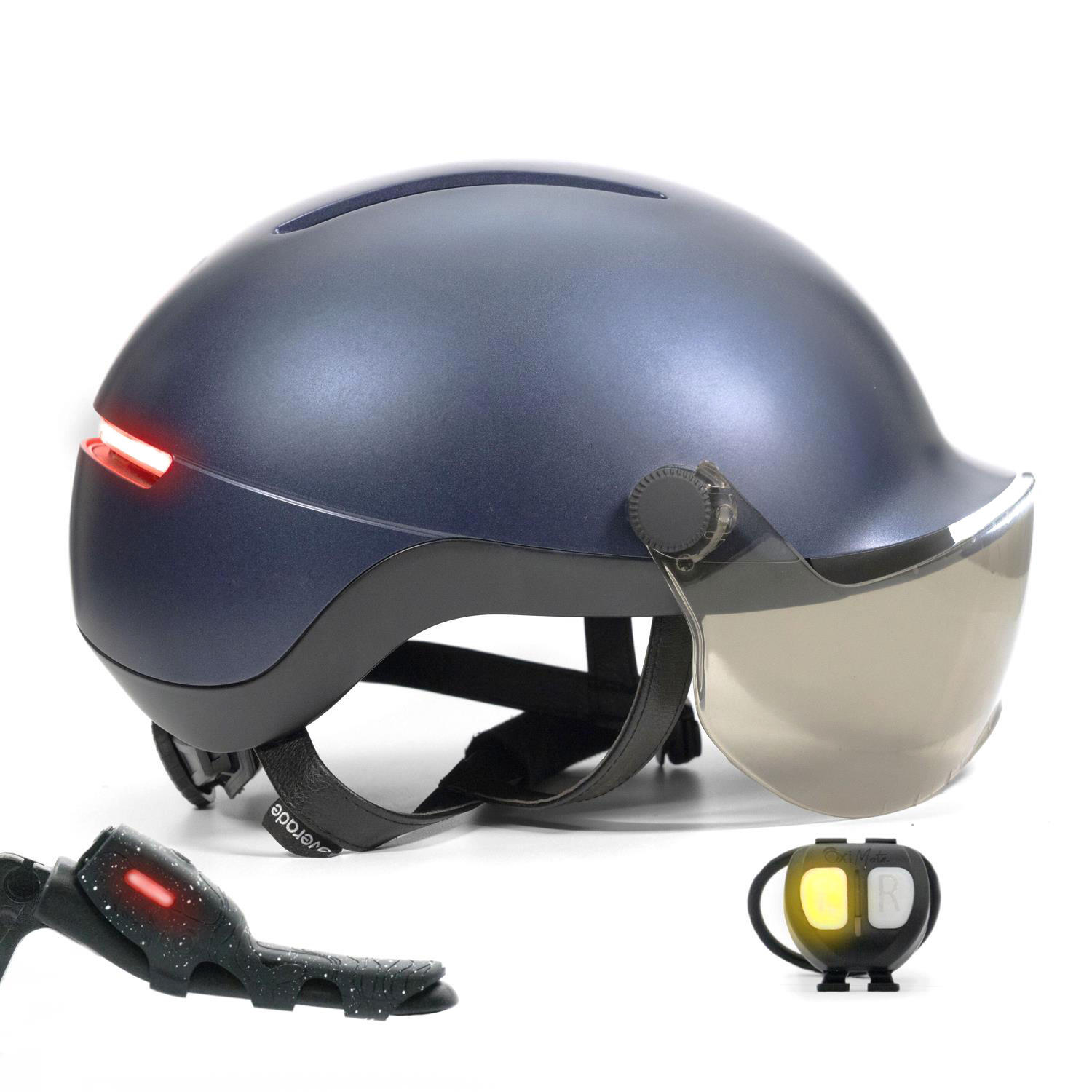 Casque LIFE avec visière - Eclairage, Clignotants, Feu stop 6/6