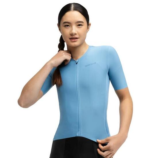 Maillot vélo ultraléger femme Cyclisme SRX Baldy-W Bleu