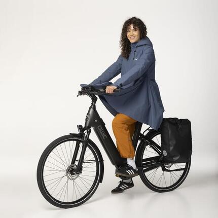 Seq II Veste de pluie en hiver Femme Denim Blue