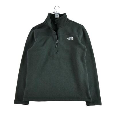 Tweedehands - heren tnf zwarte fleece pullover - als nieuw
