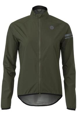 Regenjas essential dames - maat s kleur groen - materiaal: poray 10.000