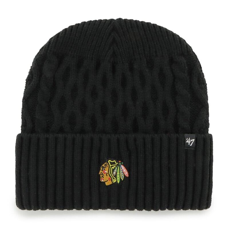 Pletená zimní čepice NHL Chicago Blackhawks Drumcliffe '47 CUFF KNIT 1/2