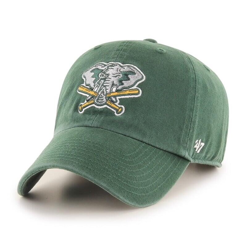 47 BRAND Kšiltovka MLB Oakland Athletics Cooperstown '47 CLEAN UP w/ No Loop Label