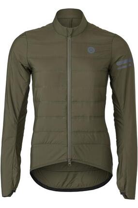 Damen Radsport Winterjacke Graphen Performance Grün