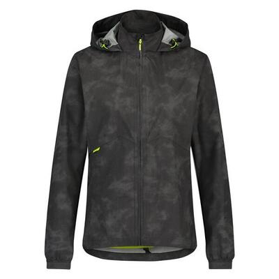 Compact regenjas commuter dames - zwart - xs - reflecterend