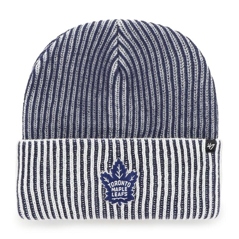 47 BRAND Pletená zimní čepice NHL Toronto Maple Leafs Cold Snap ’47 CUFF KNIT