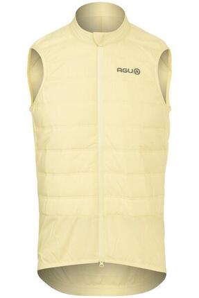 Gilet homme vélo gravel déperlant Performance jaune