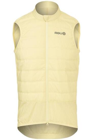 Gilet homme vélo gravel déperlant Performance jaune