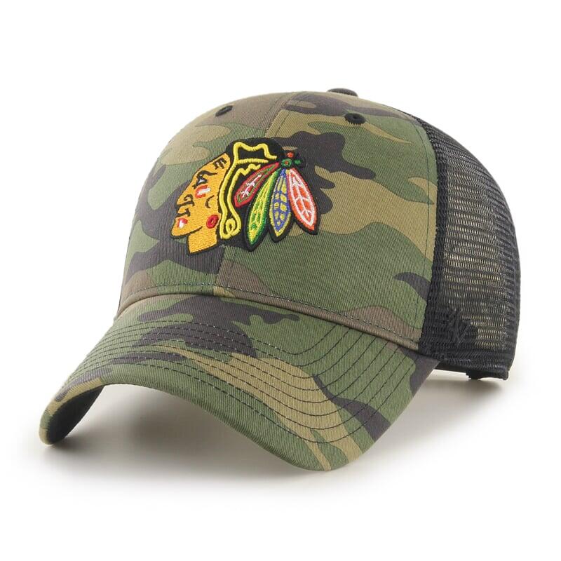 47 BRAND Kšiltovka NHL Chicago Blackhawks Camo Branson ’47 MVP