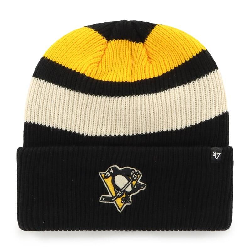 47 BRAND Pletená zimní čepice NHL Pittsburgh Penguins Clubhouse Jennings ’47 CUFF KNIT