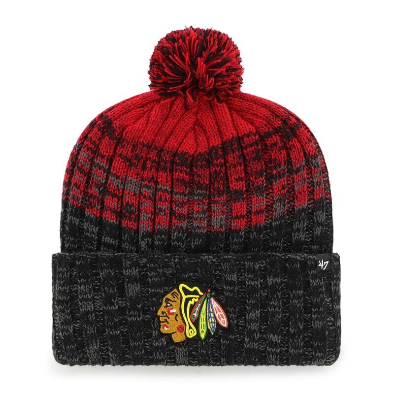 47 BRAND Pletená zimní čepice NHL Chicago Blackhakws Cascade ’47 CUFF KNIT