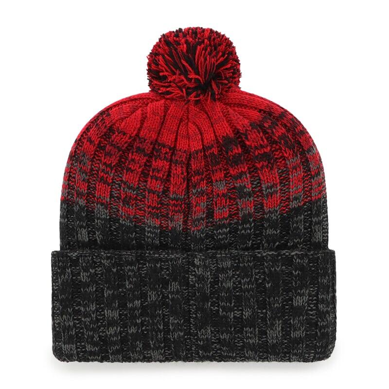 Gorro de inverno 47 Brand NHL Chicago Blackhawks Cascade preto 2/3